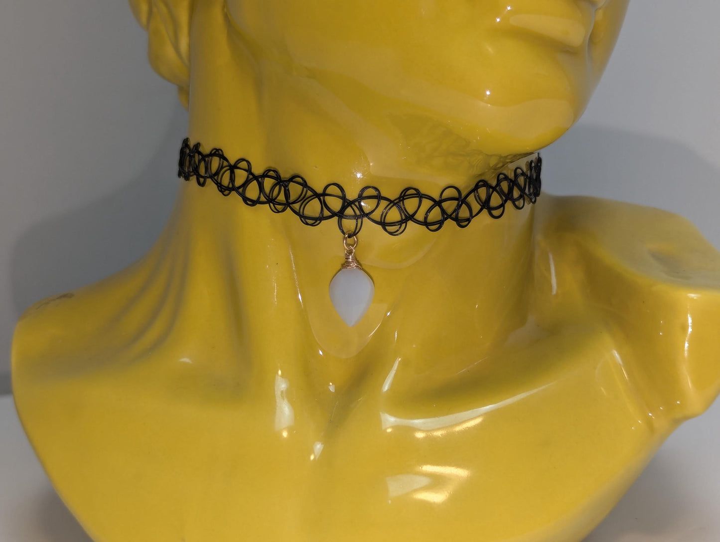 Tattoo choker - Shield Gemstone