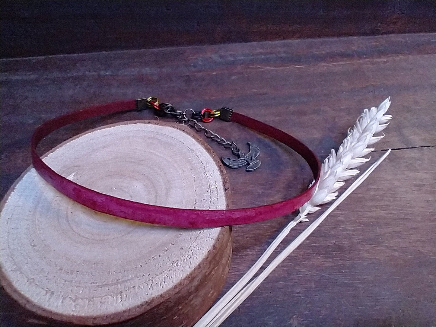 Thin Leather Choker |Minimalist Design